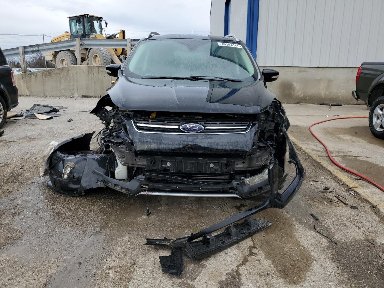 2016 Ford Escape VIN 1FMCU0JX8GUA19696 Copart auction photo, front end / rear end damage thumbnail 5