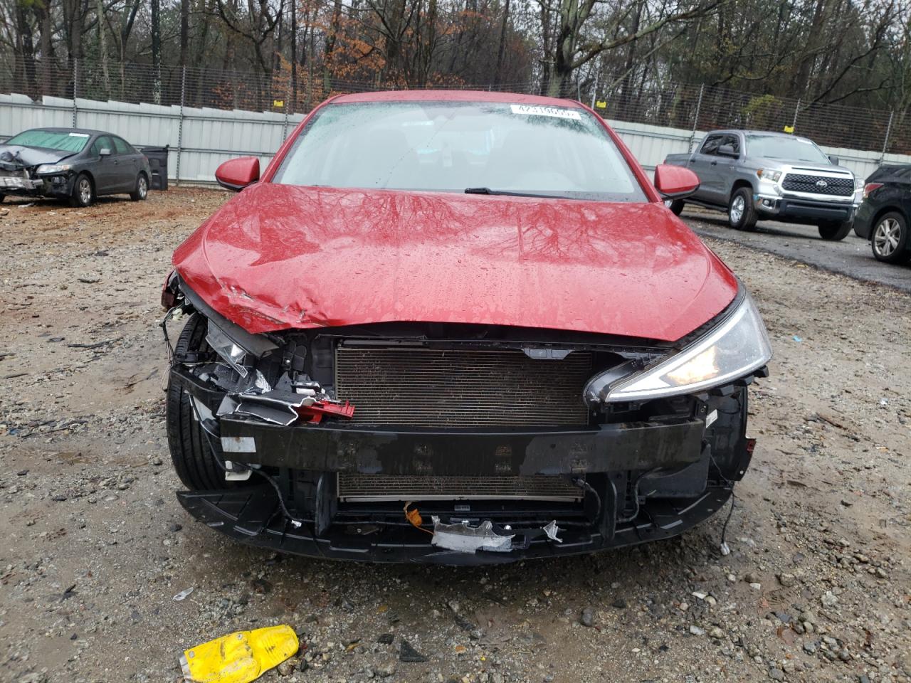 2019 Hyundai Elantra VIN 5NPD84LF6KH470198 Copart auction photo, front end damage thumbnail 5