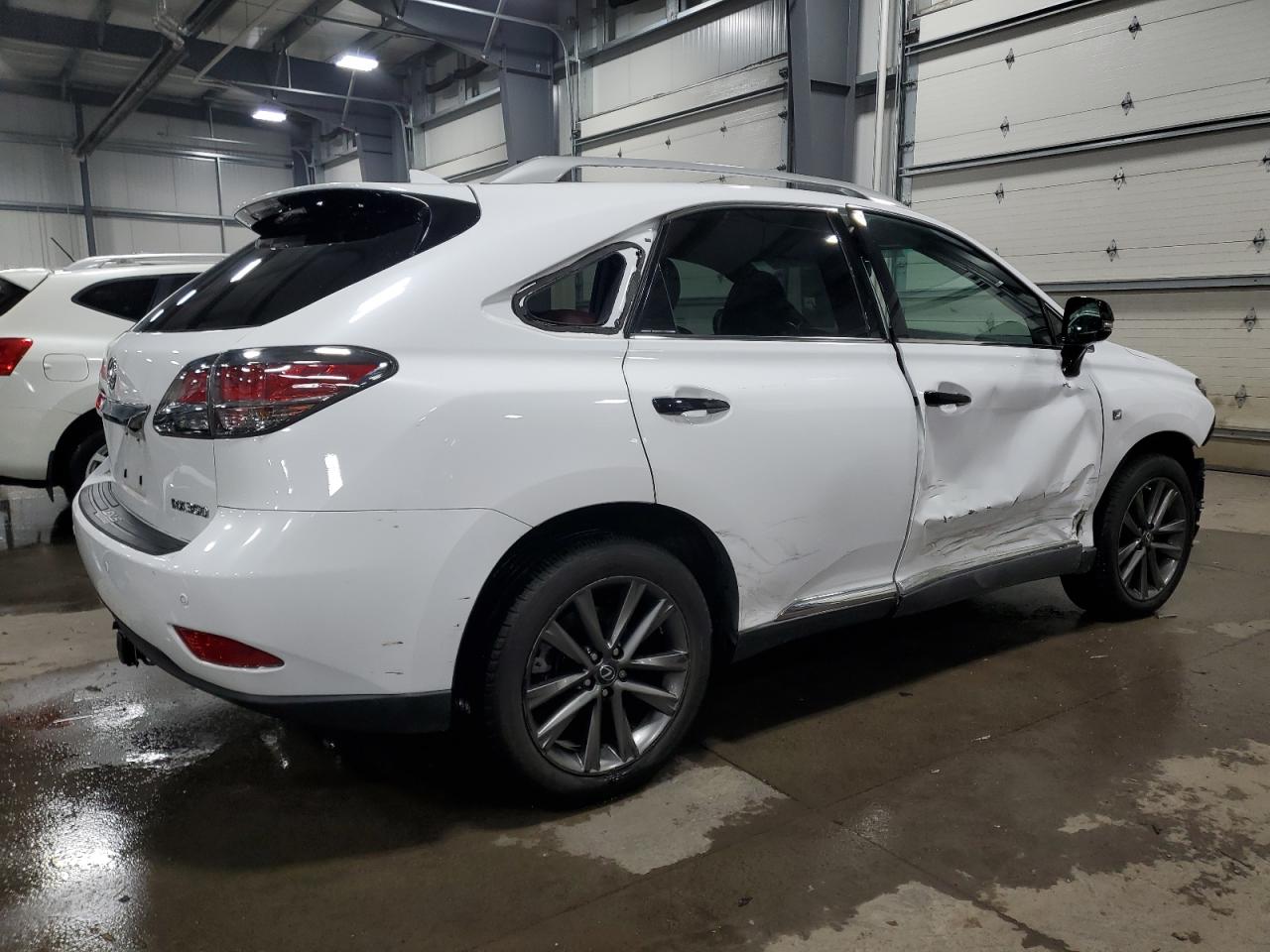 2015 Lexus RX VIN 2T2BK1BA8FC307022 Copart auction photo, side / front end damage thumbnail 3