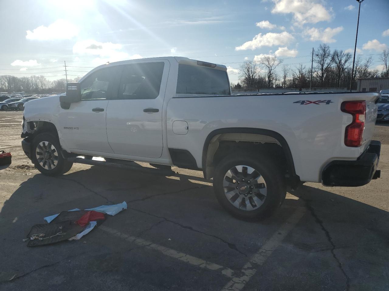 2024 Chevrolet Silverado VIN 2GC4YME79R1242634 Copart auction photo, front end / undercarriage damage thumbnail 2