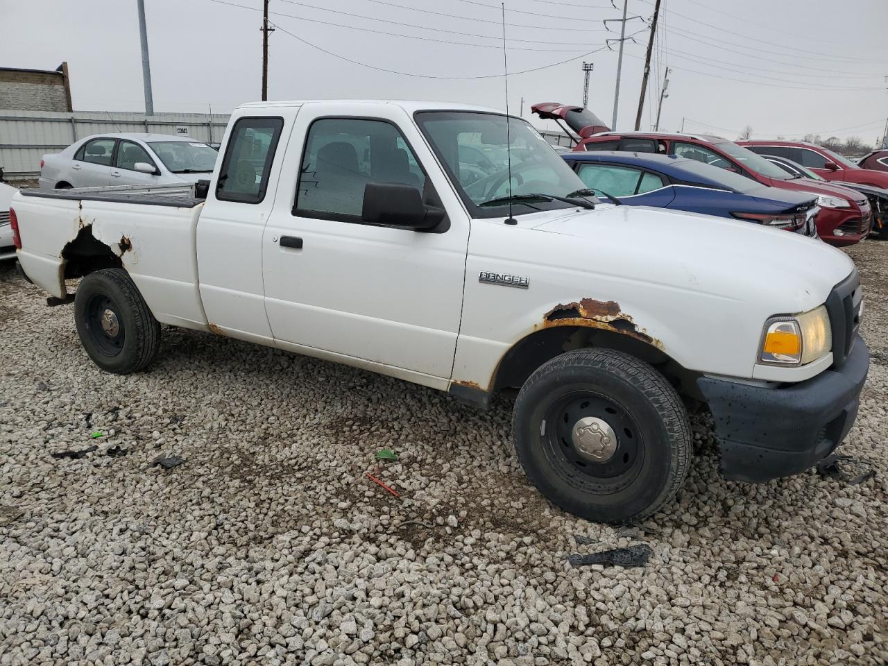 2006 Ford Ranger VIN 1FTYR14U86PA77940 Copart auction photo, all over damage thumbnail 4