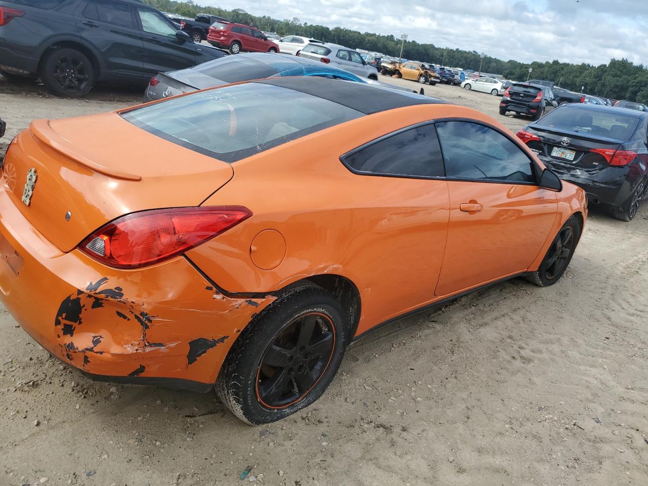 2008 Pontiac G6 VIN 1G2ZH17N184100754 Copart auction photo, rear end damage thumbnail 3