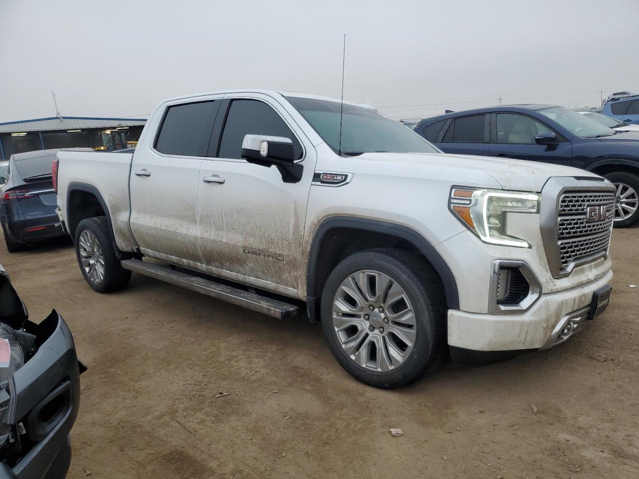 2021 GMC Sierra VIN 3GTU9FEL6MG474307 Copart auction photo, front end / undercarriage damage thumbnail 4
