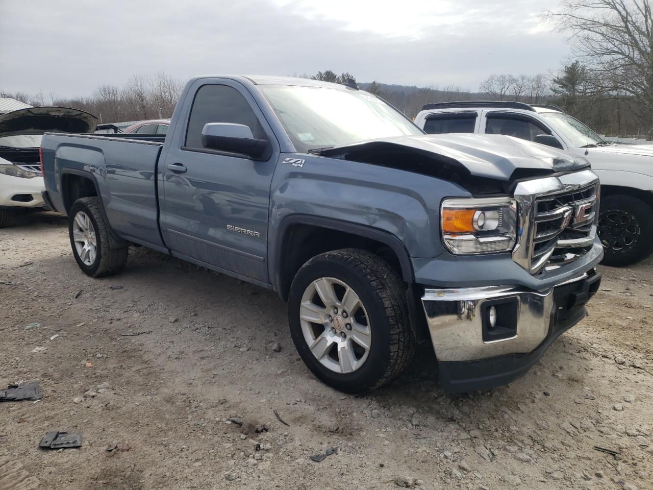 2015 GMC Sierra VIN 1GTN2UEC7FZ307356 Copart auction photo, front end damage thumbnail 4