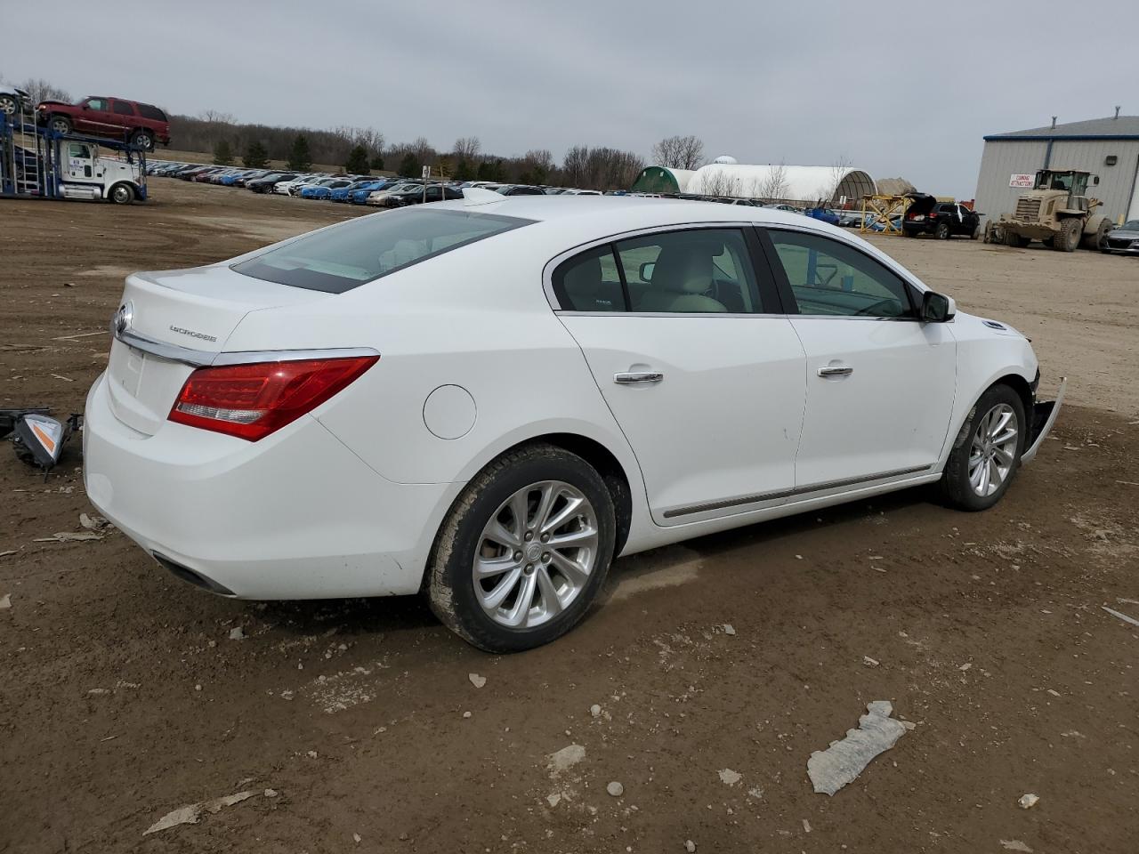 2015 Buick LaCrosse VIN 1G4GA5G33FF224552 Copart auction photo, front end / minor dent/scratches damage thumbnail 3