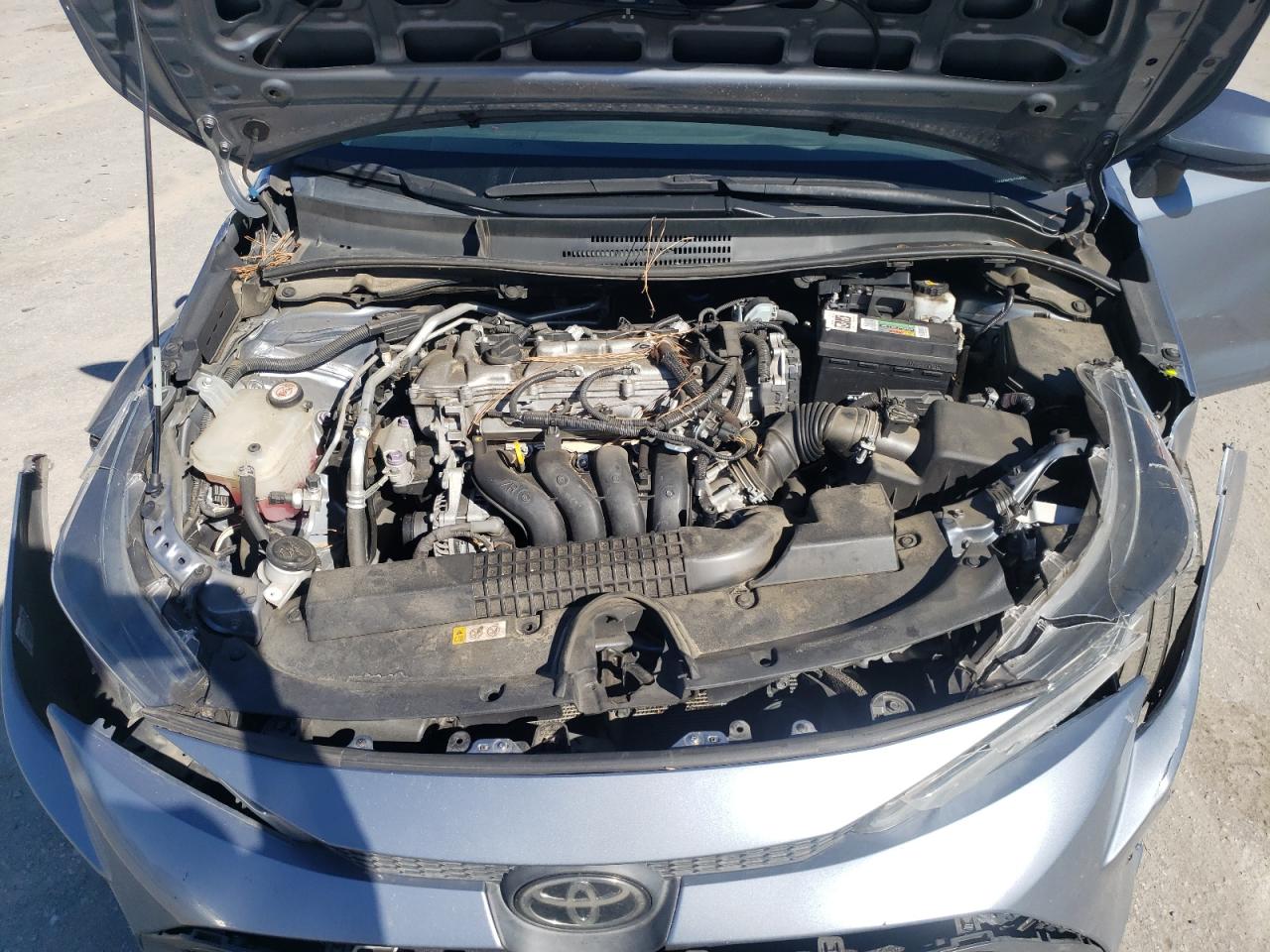 2020 Toyota Corolla VIN 5YFEPRAE3LP140635 Copart auction photo, front end / side damage thumbnail 11