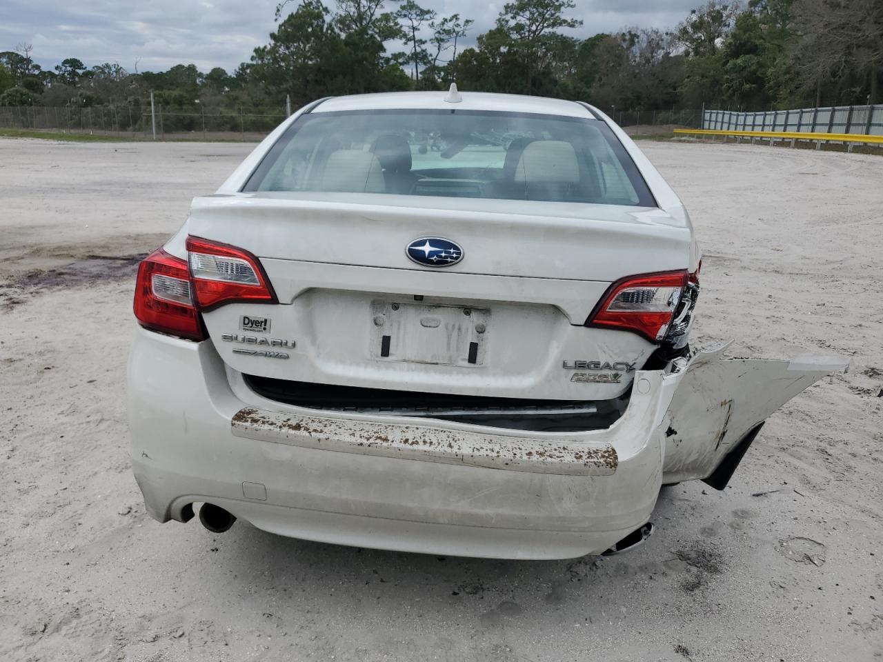 2017 Subaru Legacy VIN 4S3BNAF64H3051104 Copart auction photo, all over damage thumbnail 6