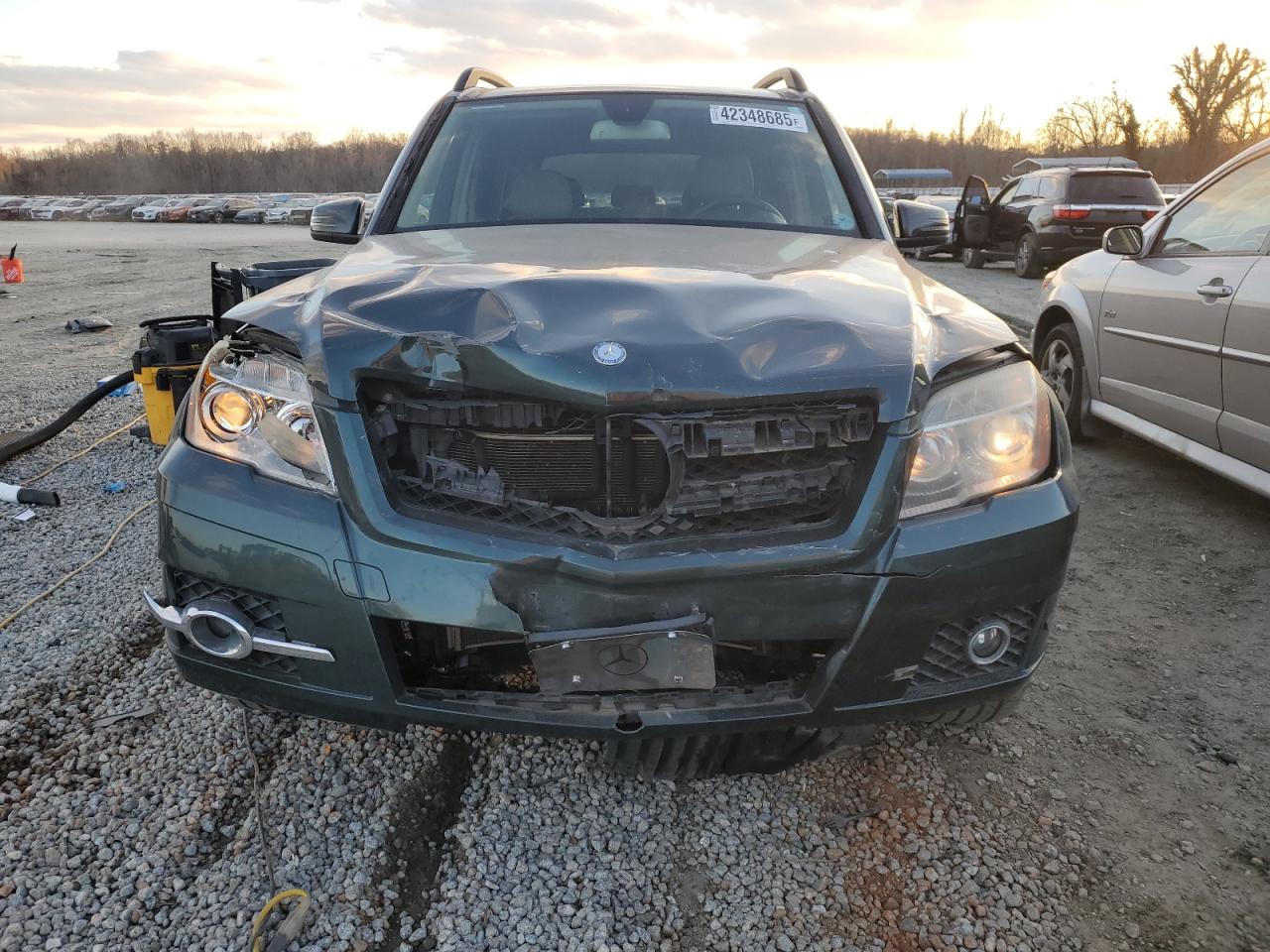 2010 Mercedes-Benz GLK-klasse VIN WDCGG8HB9AF318271 Copart auction photo, front end damage thumbnail 5