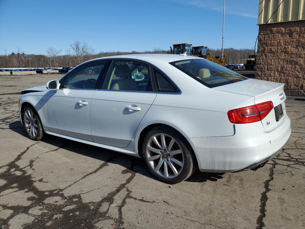 2014 Audi A4 VIN WAUBFAFL1EN001468 Copart auction photo, front end / minor dent/scratches damage thumbnail 2