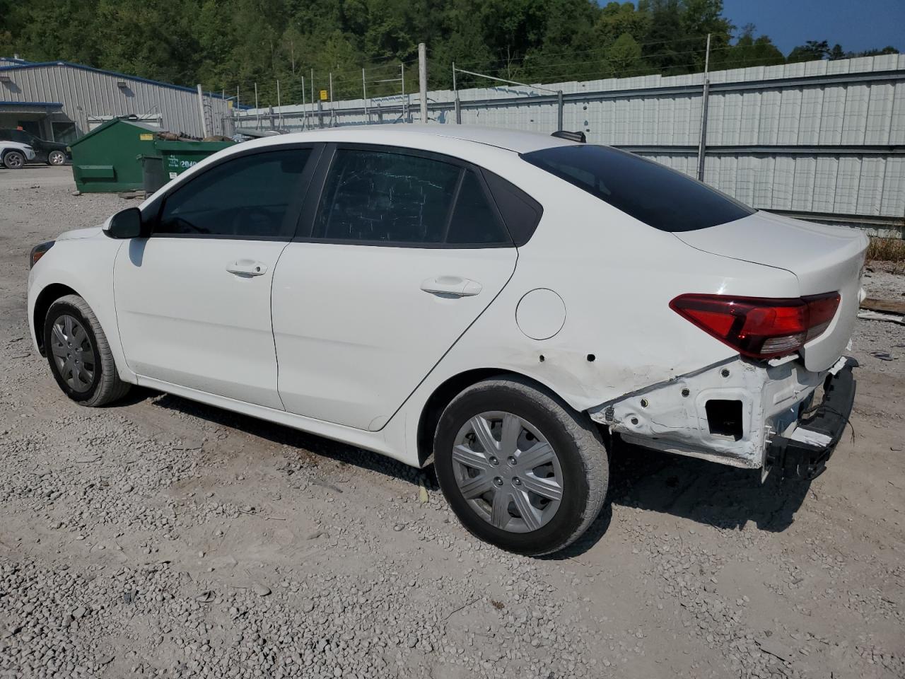 2022 KIA Rio VIN 3KPA24AD5NE455044 Copart auction photo, rear end damage thumbnail 2