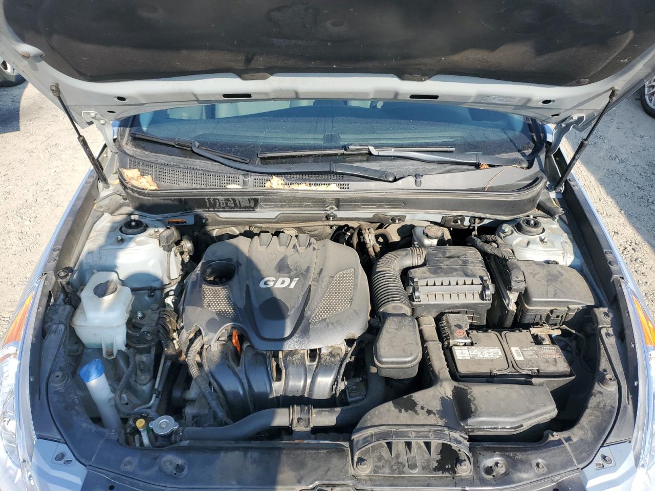 2014 Hyundai Sonata VIN 5NPEB4AC5EH852869 Copart auction photo, front end / rear end damage thumbnail 11