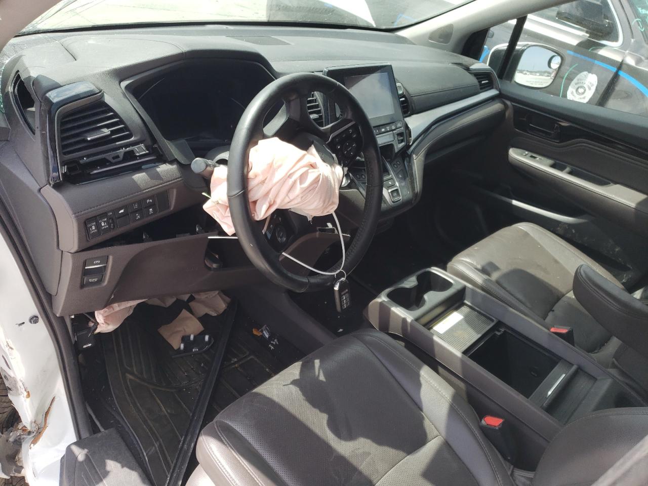2020 Honda Odyssey VIN 5FNRL6H95LB012171 Copart auction photo, side / front end damage thumbnail 8