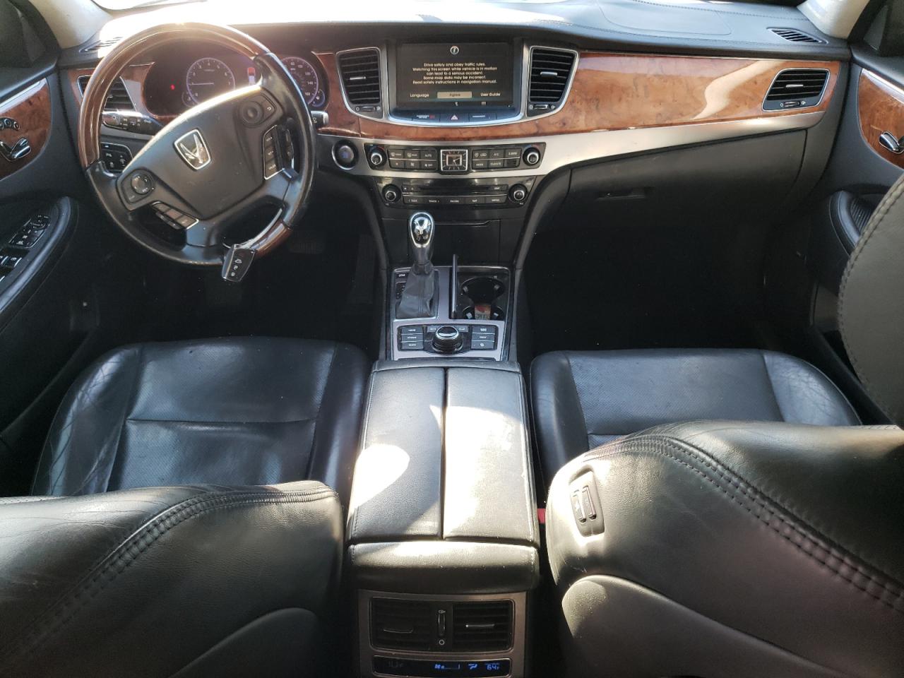 2014 Hyundai Equus VIN KMHGH4JH2EU076494 Copart auction photo, front end damage thumbnail 8