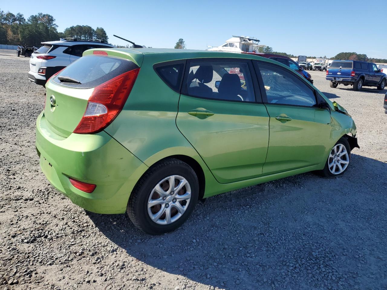 2014 Hyundai Accent VIN KMHCT5AE0EU141092 Copart auction photo, front end damage thumbnail 3