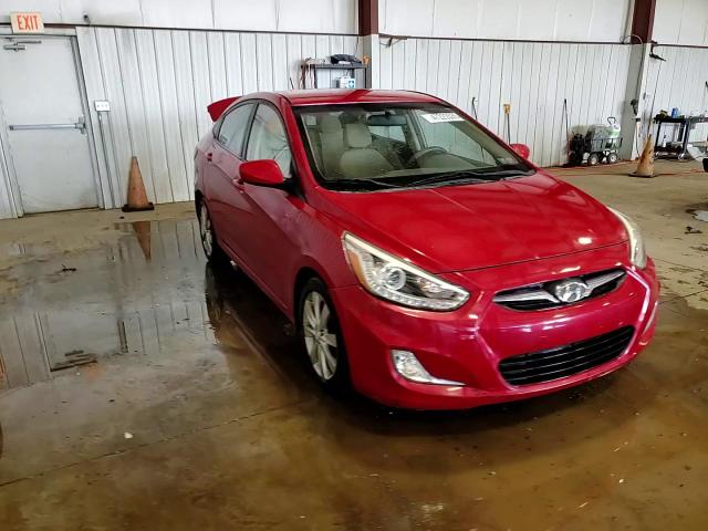 2014 Hyundai Accent VIN KMHCU4AEXEU776523 Copart auction photo, rear end / front end damage thumbnail 13