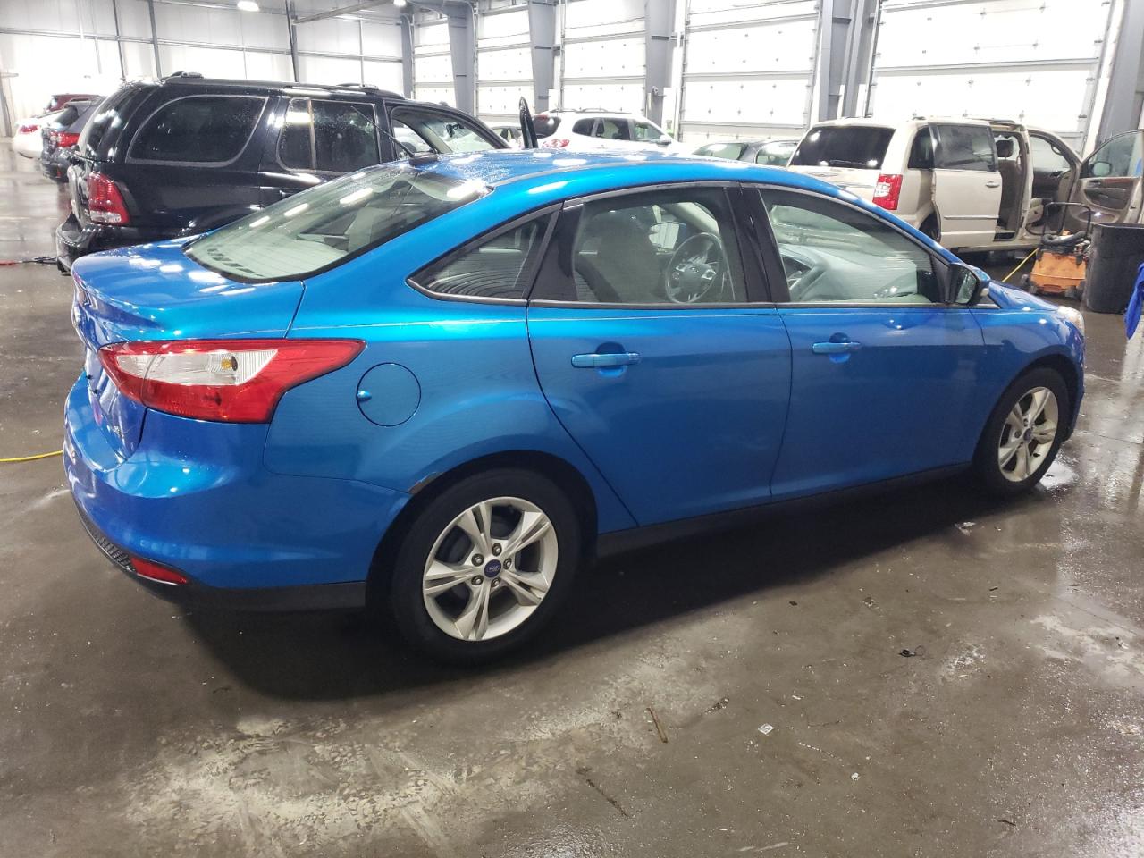 2013 Ford Focus VIN 1FADP3F26DL129085 Copart auction photo, front end damage thumbnail 3