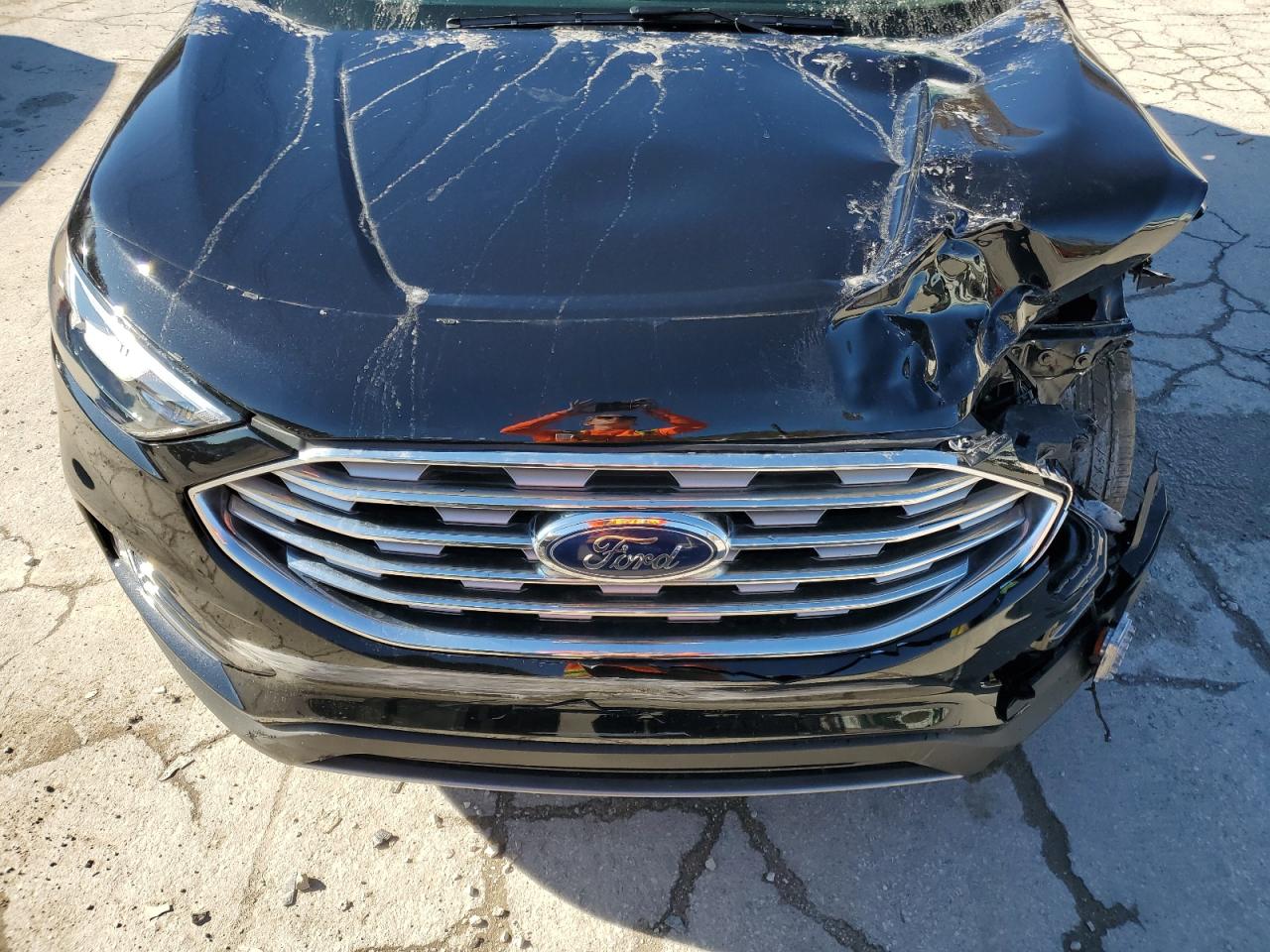 2022 Ford Edge VIN 2FMPK4J94NBA33999 Copart auction photo, front end / side damage thumbnail 13