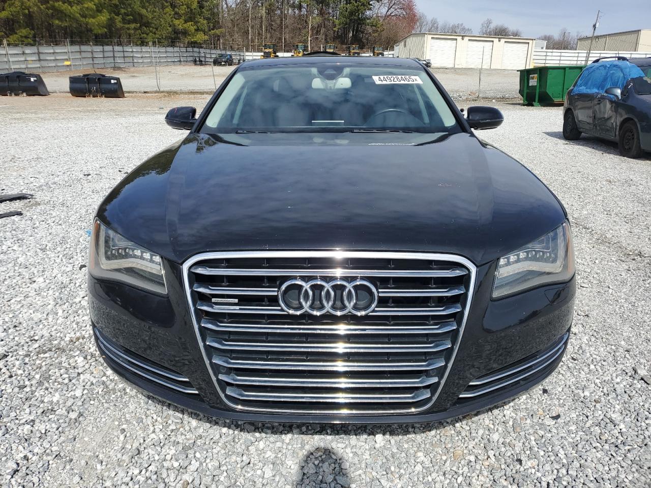 2013 Audi A8 VIN WAUAGAFDXDN003929 Copart auction photo, rear end / mechanical damage thumbnail 5