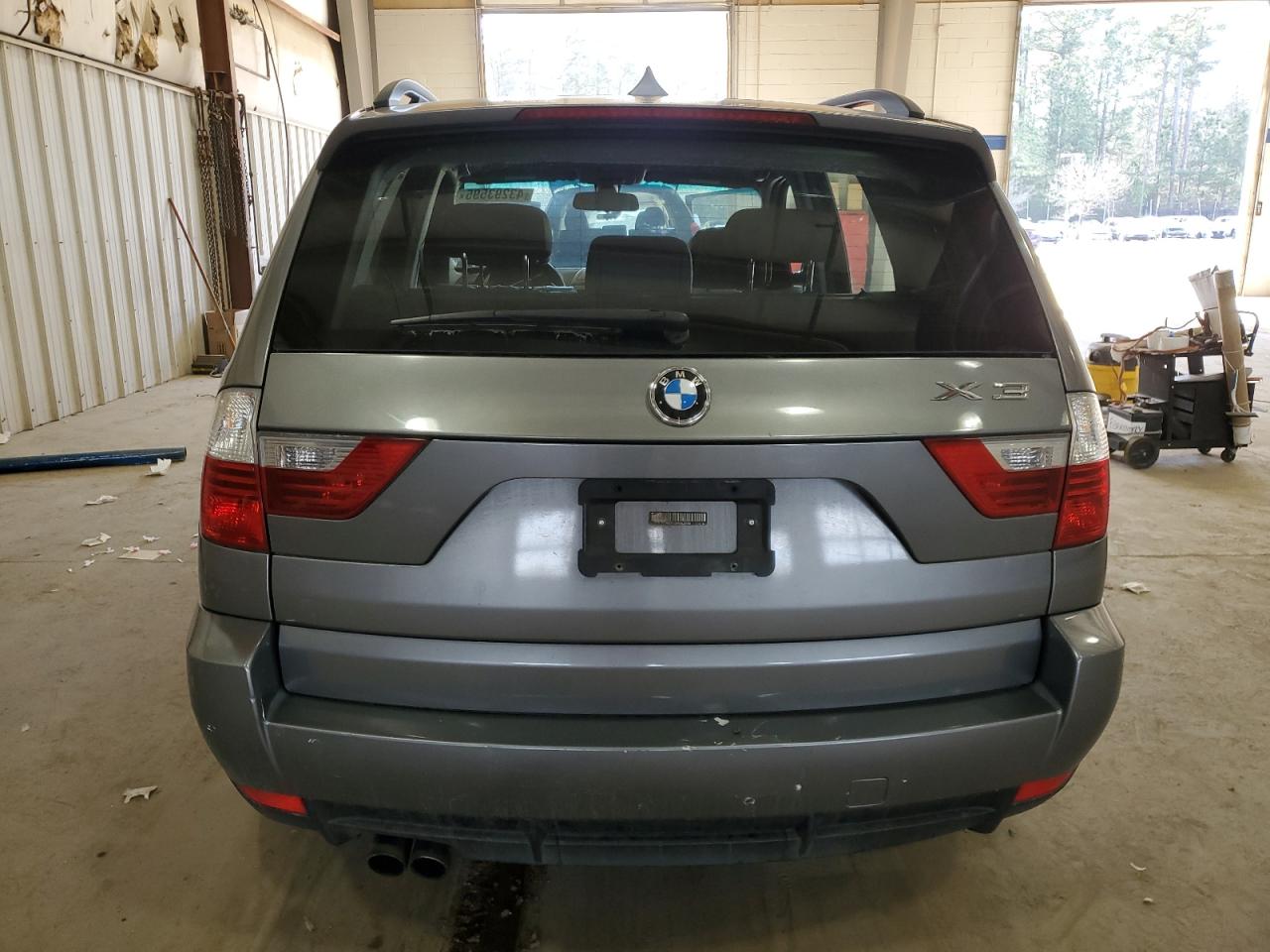 2009 BMW X3 VIN WBXPC93459WJ25369 Copart auction photo, front end / undercarriage damage thumbnail 6