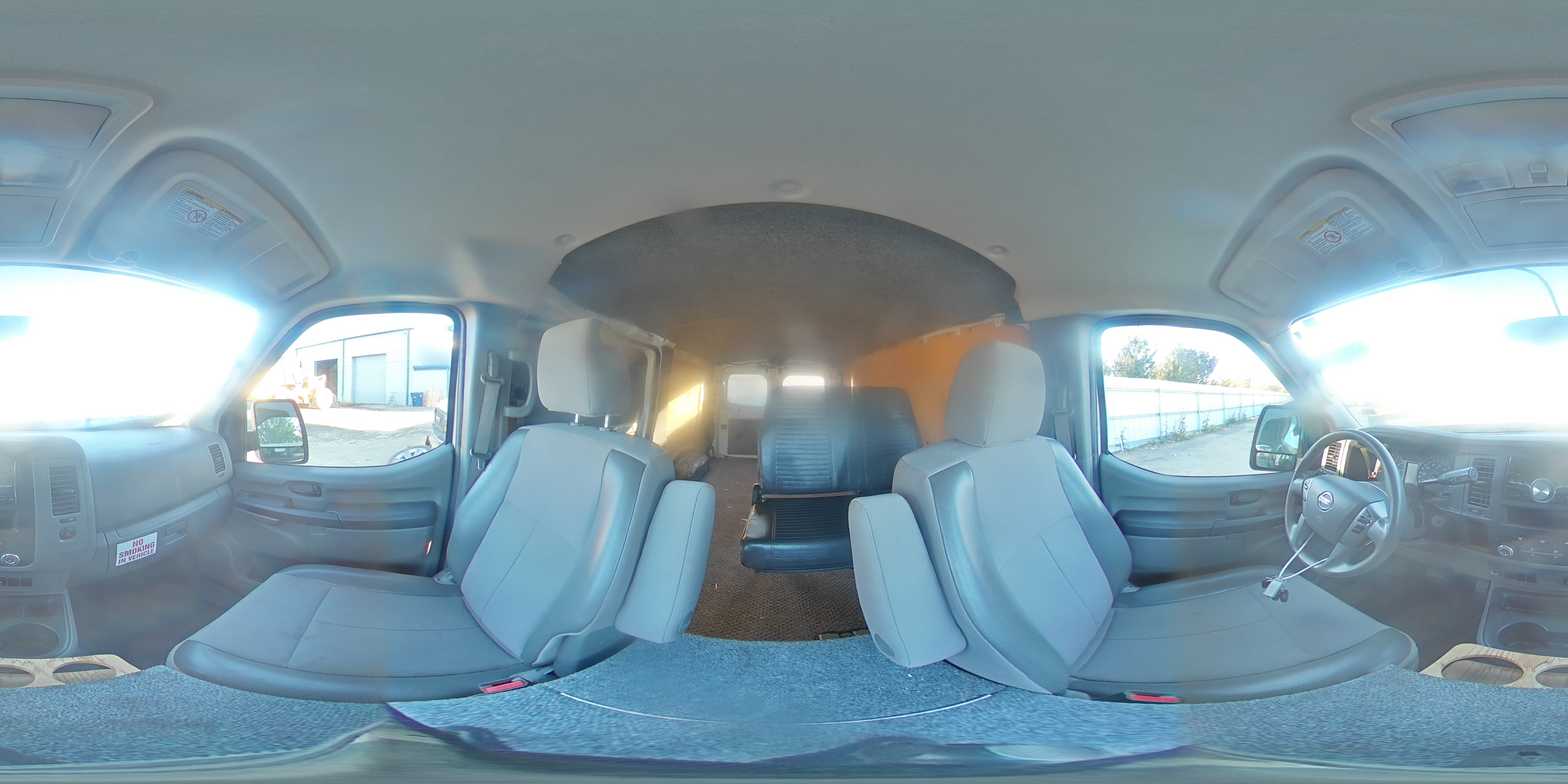 2017 Nissan NV VIN 1N6BF0KMXHN810738 Copart auction photo, front end damage thumbnail 13