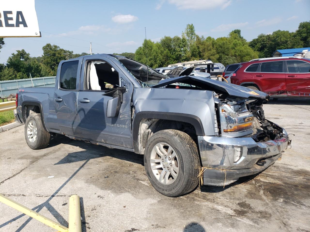 2016 Chevrolet Silverado VIN 1GCVKREC6GZ158355 Copart auction photo, rollover damage thumbnail 4