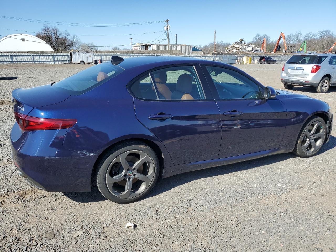 2018 Alfa Romeo Giulia VIN ZARFAEEN7J7564087 Copart auction photo, front end damage thumbnail 3