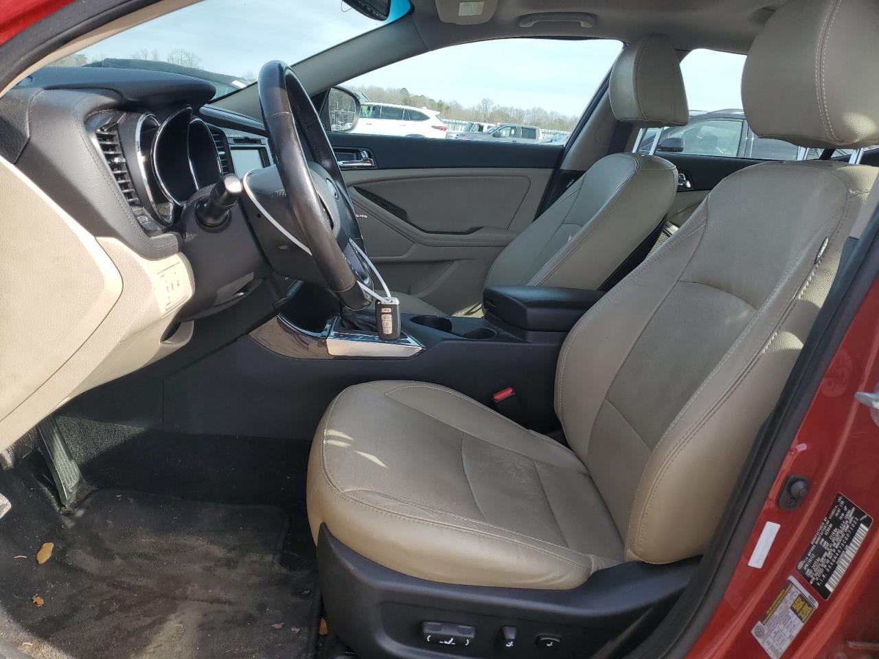 2012 KIA Optima VIN 5XXGN4A73CG071022 Copart auction photo, front end damage thumbnail 7