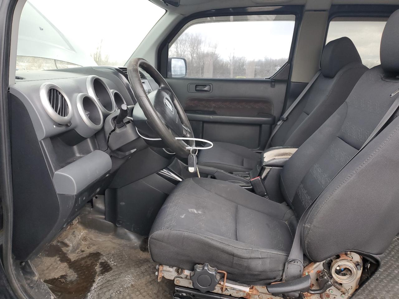 2004 Honda Element VIN 5J6YH27604L003576 Copart auction photo, front end damage thumbnail 7