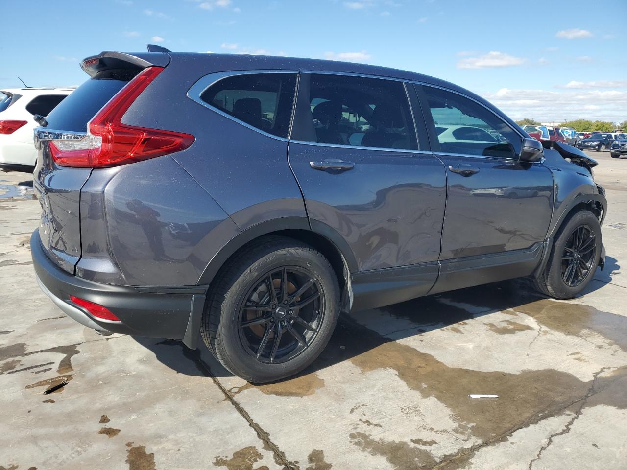 2017 Honda CR-V VIN 7FARW1H50HE020925 Copart auction photo, front end / side damage thumbnail 3