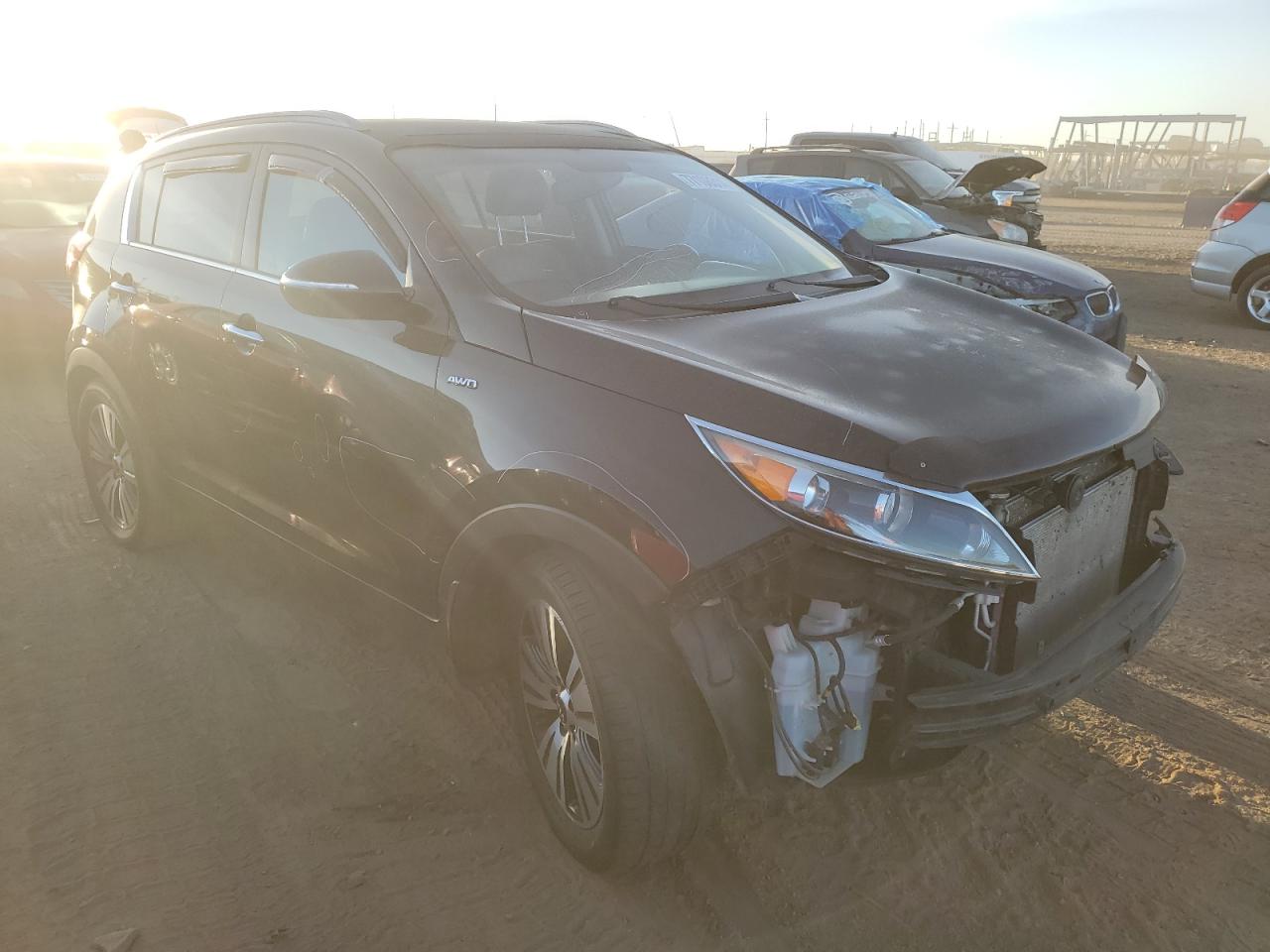 2015 KIA Sportage VIN KNDPCCAC2F7787145 Copart auction photo, front end damage thumbnail 4