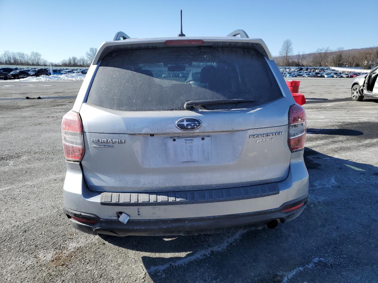 2014 Subaru Forester VIN JF2SJAPC1EH476005 Copart auction photo, side / front end damage thumbnail 6
