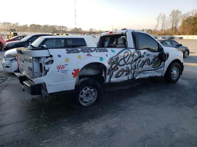 2021 Ford F-150 VIN 1FTMF1CB3MKE32577 Copart auction photo, side damage thumbnail 3