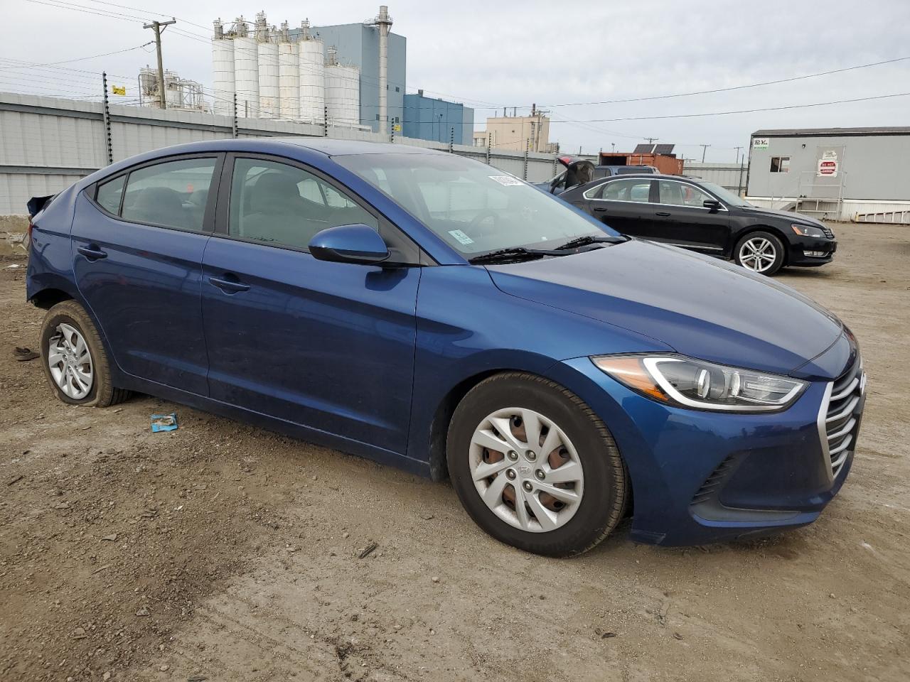 2018 Hyundai Elantra VIN 5NPD74LF6JH390949 Copart auction photo, rear end damage thumbnail 4
