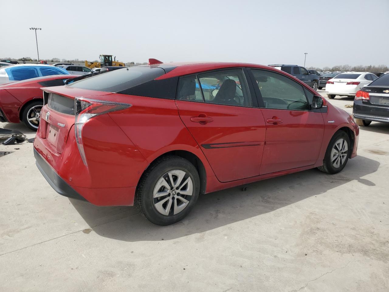 2018 Toyota Prius VIN JTDKARFU8J3065568 Copart auction photo, front end damage thumbnail 3