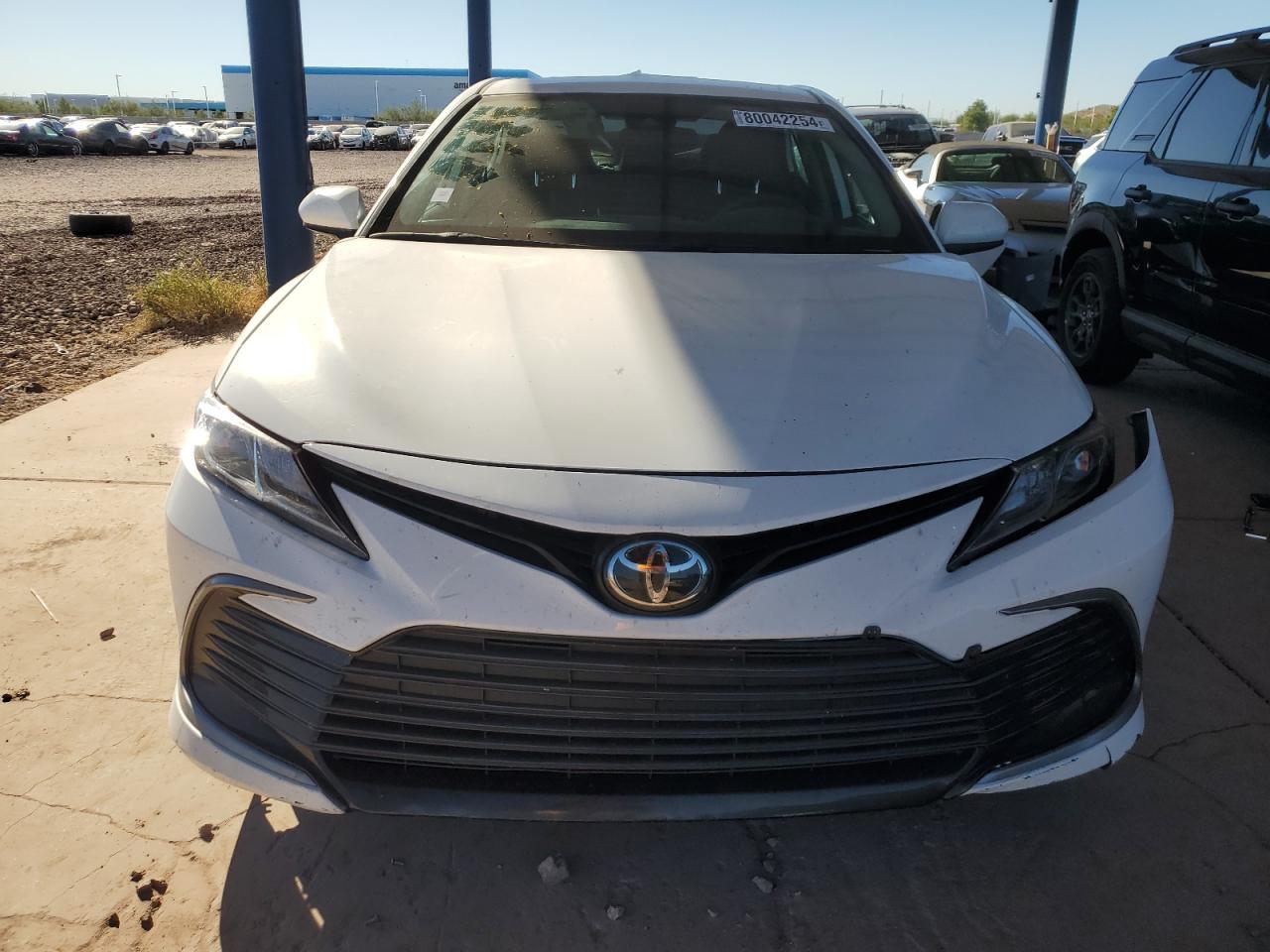 2021 Toyota Camry VIN 4T1C11AK5MU592506 Copart auction photo, front end damage thumbnail 5