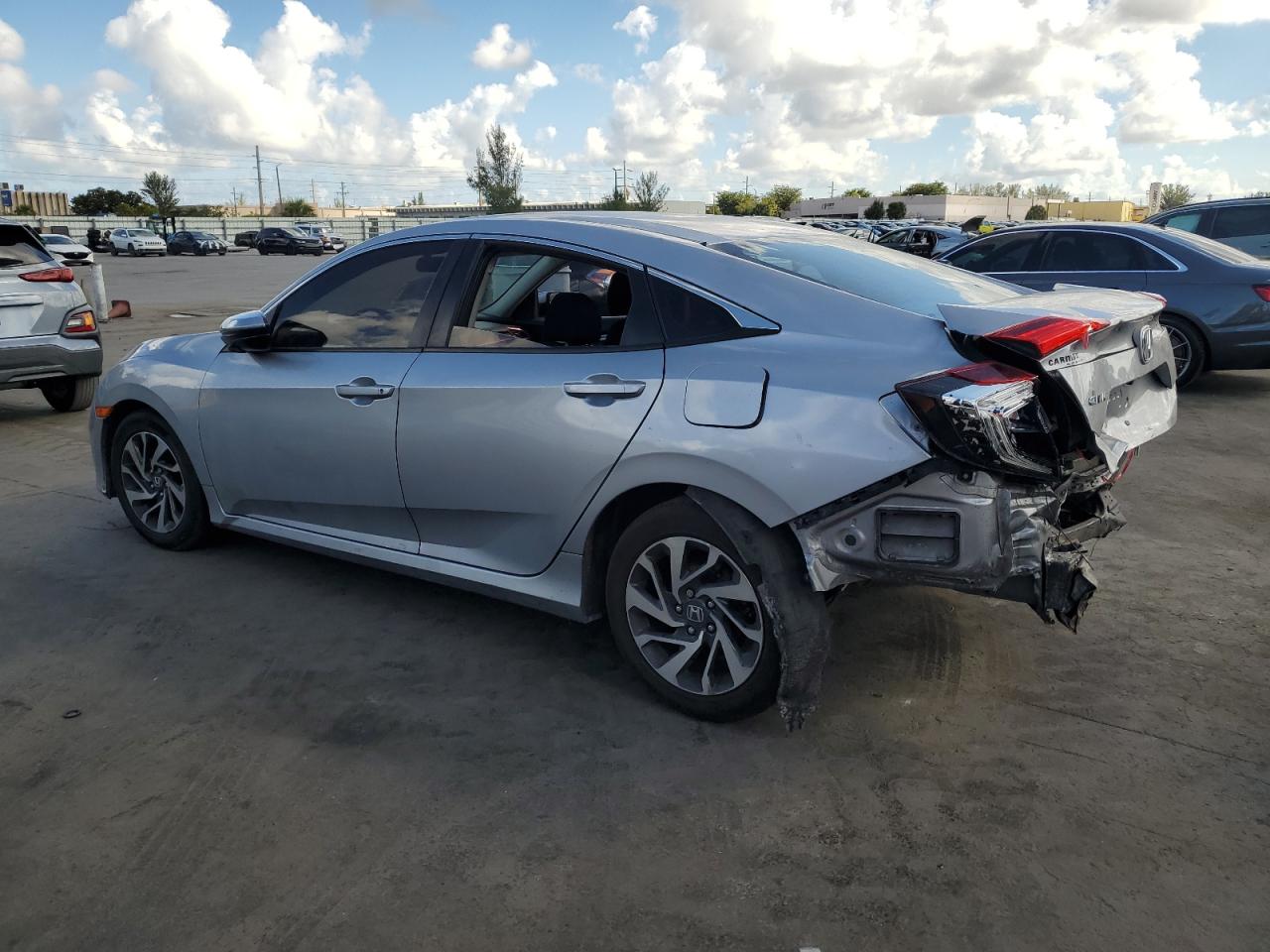 2018 Honda Civic VIN 19XFC2F54JE008921 Copart auction photo, rear end / front end damage thumbnail 2