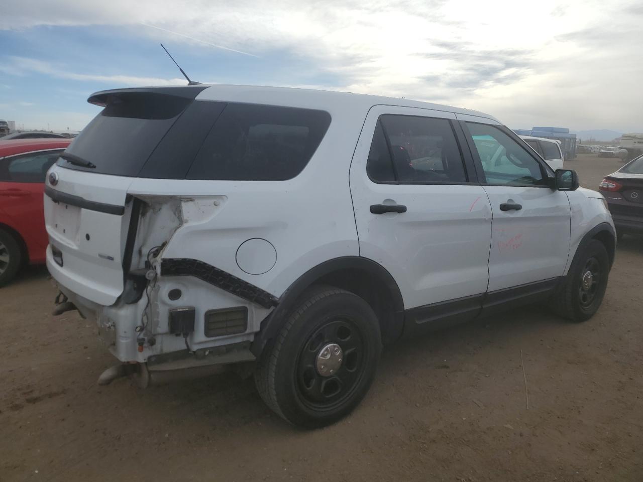 2014 Ford Explorer VIN 1FM5K8AR4EGA50339 Copart auction photo, rear end / front end damage thumbnail 3