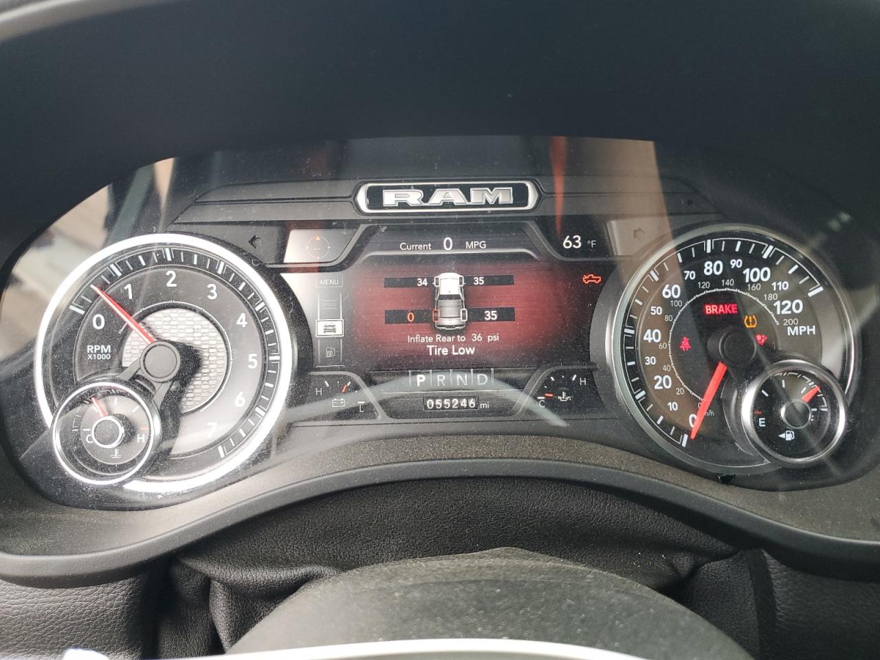 2020 RAM 1500 VIN 1C6SRFFT4LN302778 Copart auction photo, rear end / front end damage thumbnail 9