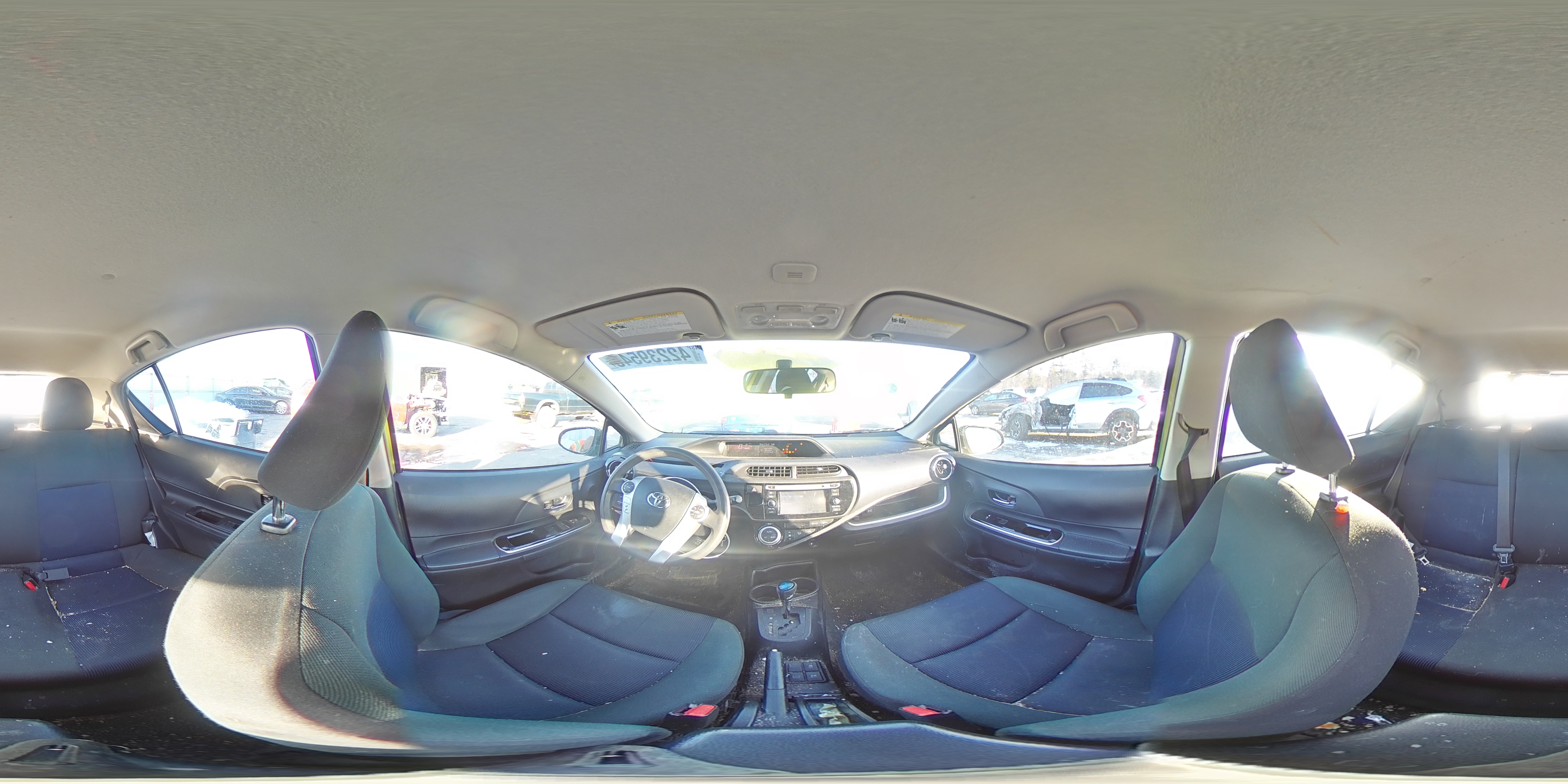 2015 Toyota Prius VIN JTDKDTB35F1100782 Copart auction photo, front end / minor dent/scratches damage thumbnail 13