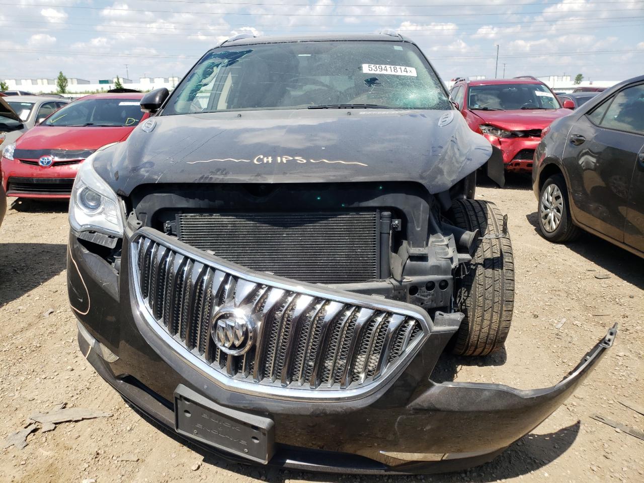 2014 Buick Enclave VIN 5GAKRBKD5EJ325935 Copart auction photo, all over damage thumbnail 5