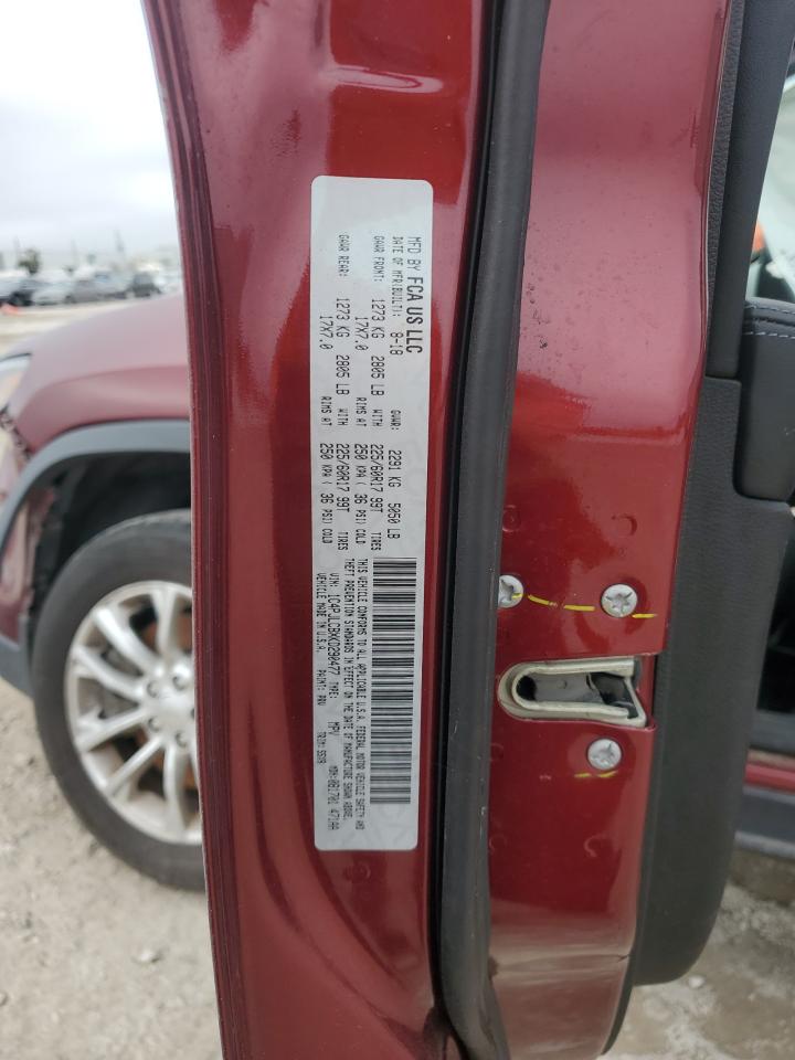 2019 Jeep Grand Cherokee VIN 1C4PJLCBXKD290477 Copart auction photo, all over damage thumbnail 15