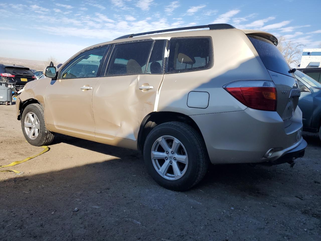 2008 Toyota Highlander VIN JTEES41AX82017642 Copart auction photo, front end / side damage thumbnail 2