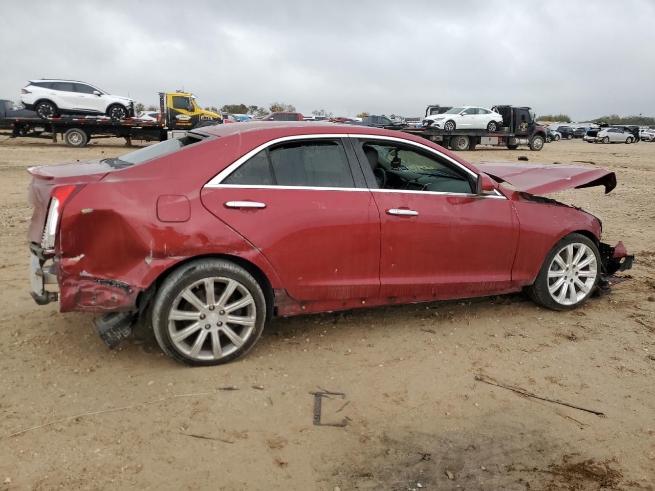 2016 Cadillac ATS VIN 1G6AH5RX9G0103246 Copart auction photo, all over damage thumbnail 3