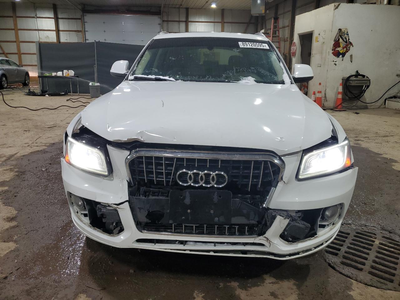 2013 Audi Q5 VIN WA1LFAFP0DA066872 Copart auction photo, front end damage thumbnail 5