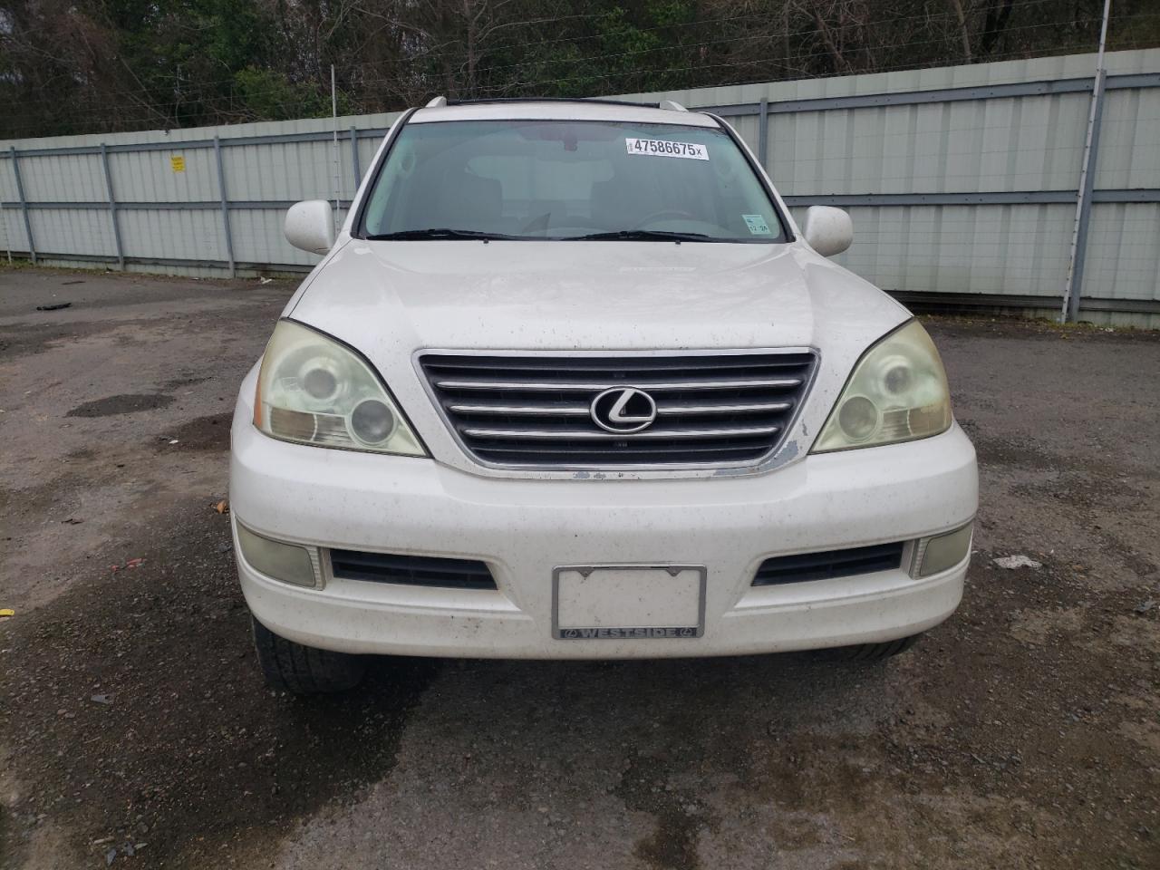 2008 Lexus GX VIN JTJBT20X780154268 Copart auction photo, side damage thumbnail 5