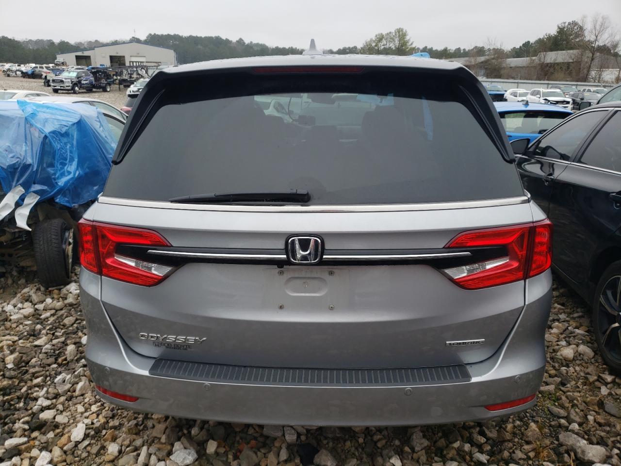 2024 Honda Odyssey VIN 5FNRL6H87RB008073 Copart auction photo, side damage thumbnail 6