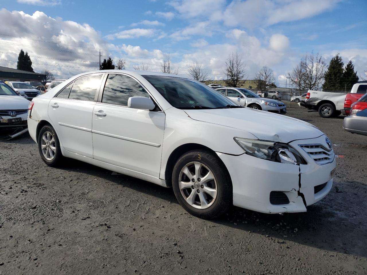 2011 Toyota Camry VIN 4T4BF3EK1BR169735 Copart auction photo, front end / rear end damage thumbnail 4