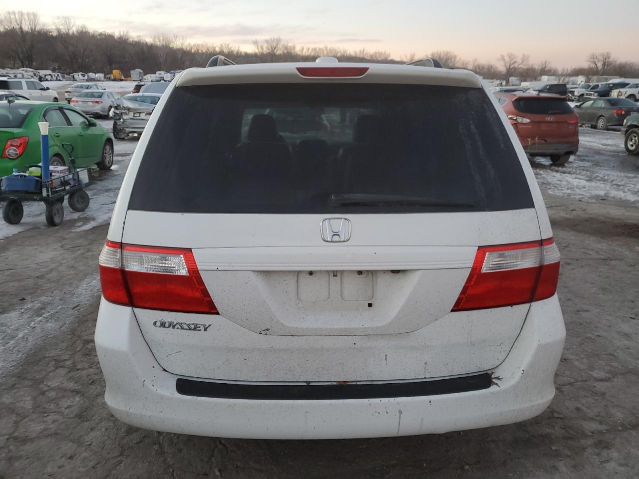 2007 Honda Odyssey VIN 5FNRL38747B428215 Copart auction photo, front end damage thumbnail 6
