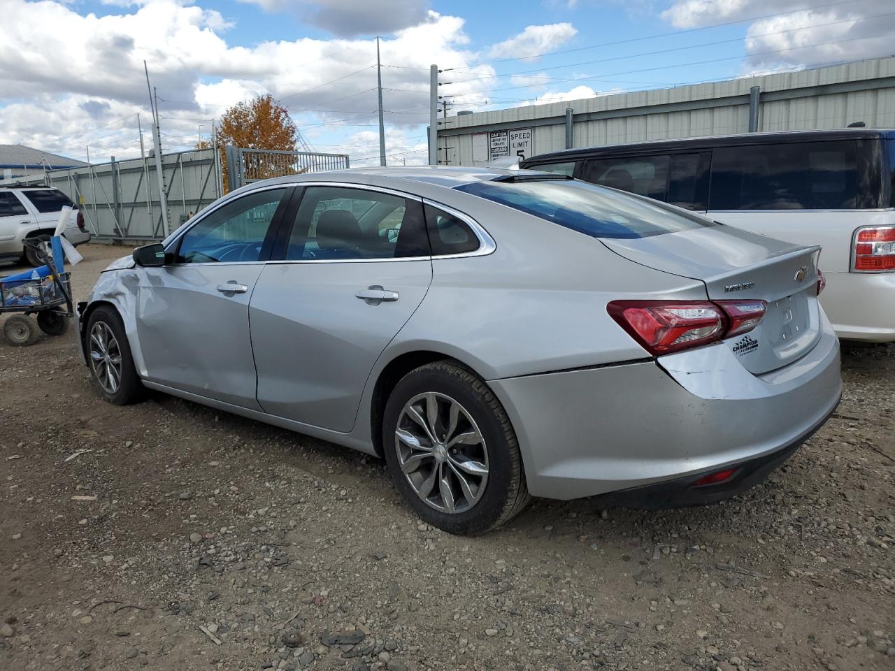 2020 Chevrolet Malibu VIN 1G1ZD5ST2LF069234 Copart auction photo, front end / rear end damage thumbnail 2