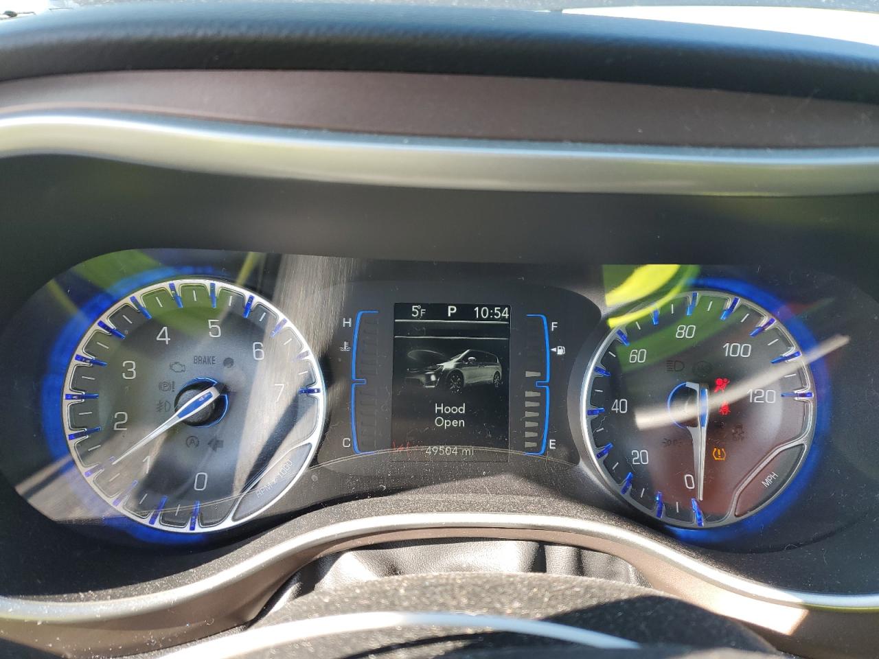 2018 Chrysler Pacifica VIN 2C4RC1FGXJR123742 Copart auction photo, rear end / front end damage thumbnail 9